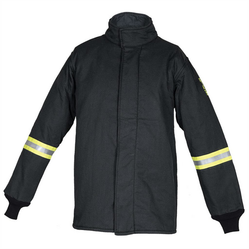 Oberon Coat - Arc Flash - 40 Cal TCG&trade; - With Escape Strap - Color: Black - Size: 4XL
