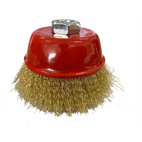Titan 4 in. Crimped Wire Cup Brush Titan 4 in. Crimped Wire Cup Brush