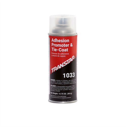 Transtar Autobody Products Mul-TIE 1033 Adhesion Promoter, 16 oz Aerosol Can, Amber, Liquid