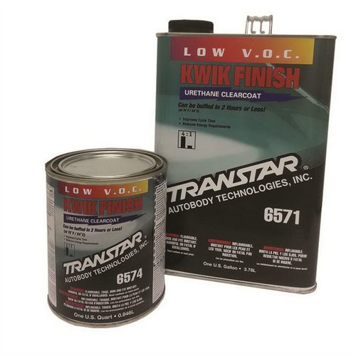 Transtar Autobody Products Kwik 6571 2.1 Low VOC Clearcoat, 1 gal Can, Kwik, 4:1 Mixing Transtar Autobody Products Kwik 6571 2.1 Low VOC Clearcoat, 1 gal Can, Kwik, 4:1 Mixing