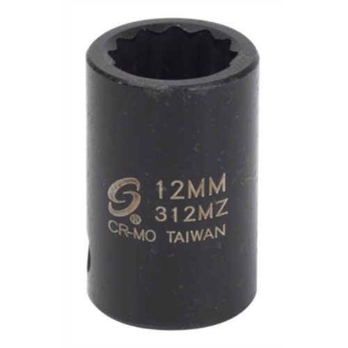 Sunex 3/8 in. Drive 12-Point 12 mm Impact S