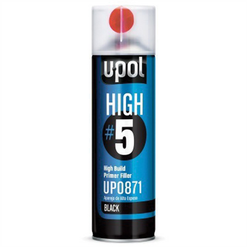 U Pol Products HIGH#5 UP0783V High Build Primer, 450 mL Aerosol Can, Beige, 21.5 sq-ft Coverage
