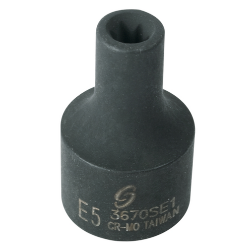Sunex 3/8" Dr. External Star Impact Socket E5