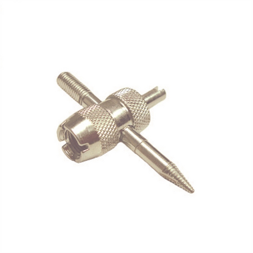 Tire Mechanic's Resource Four Way Valve Core Tool Steel