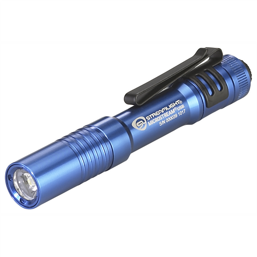 Streamlight 250 Lumen MicroStream USB Penlight- Includes Micro-USB cord and lanyard - Box - Blue Streamlight 250 Lumen MicroStream USB Penlight- Includes Micro-USB cord and lanyard - Box - Blue
