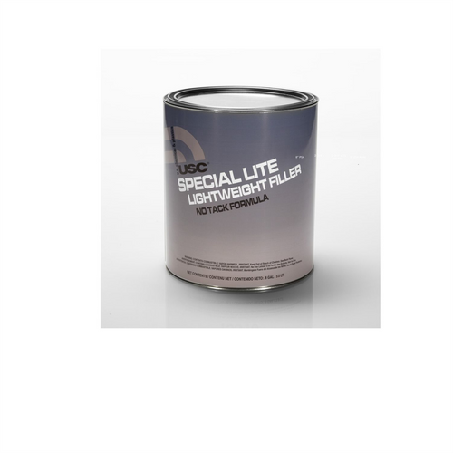 US Chemical 26112 Lightweight Commercial Poly Plus Production Filler, 1 gal, Silver-Gray, Liquid