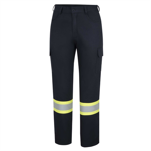 OBERON Cargo Pants - Hi-Vis FR/Arc-Rated 7.5 oz 88/12 - StarTech Tape - Navy - Size: 42X32