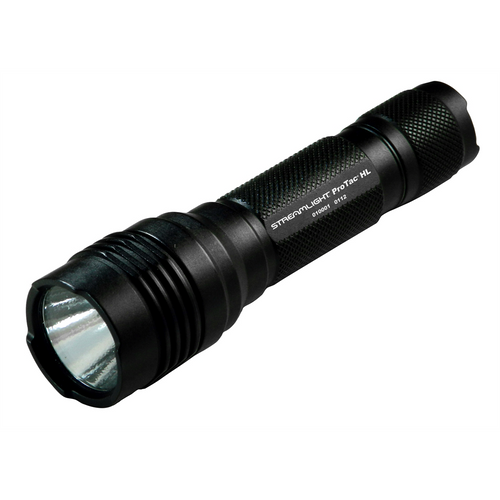 Streamlight 750 Lumen ProTac HL Flashlight - Includes (2) CR123A lithium batteries and holster - Clam - Black Streamlight 750 Lumen ProTac HL Flashlight - Includes (2) CR123A lithium batteries and holster - Clam - Black