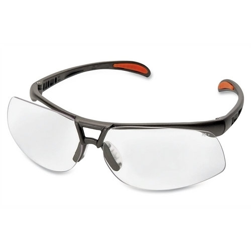 Uvex PROTEGE SAFETY EYEWEAR BLACK FRAME CLEAR LENS Uvex PROTEGE SAFETY EYEWEAR BLACK FRAME CLEAR LENS