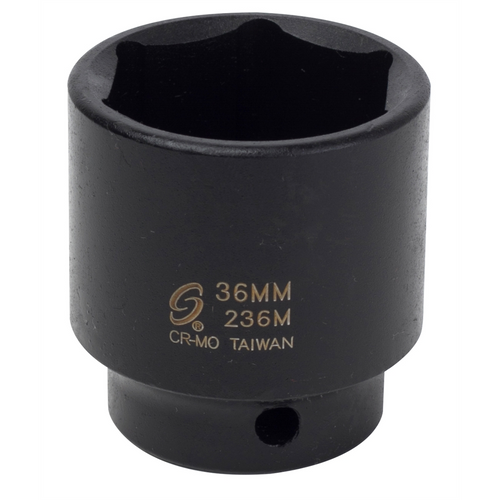 Sunex 1/2 in. Drive Impact Socket, 36 mm Sunex 1/2 in. Drive Impact Socket, 36 mm