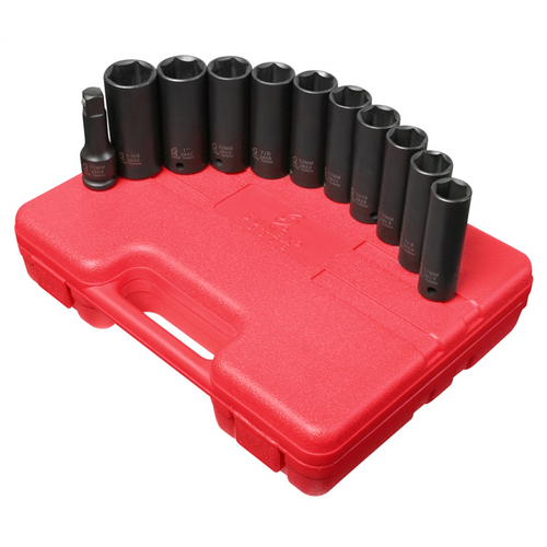 SUNEX 11 PC. EXTRA DEEP SAE/METRIC SKT SET SUNEX 11 PC. EXTRA DEEP SAE/METRIC SKT SET