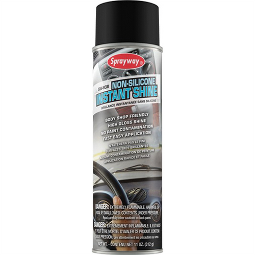 Sprayway Inc. SW938 Non-Silicone Auto Care Instant Shine, 20 oz Aerosol Can, Clear, Liquid Sprayway Inc. SW938 Non-Silicone Auto Care Instant Shine, 20 oz Aerosol Can, Clear, Liquid
