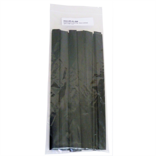 Polyvance Polypropylene Strip, 3/4&rdquo; x 1/16&rdquo;, 30 ft., Black