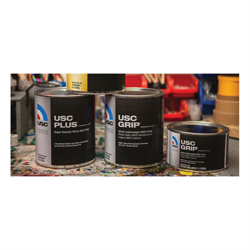 US Chemical GRIP 17000 Lightweight Body Filler, 1 gal, Gray, Paste/Gel, Lightweight US Chemical GRIP 17000 Lightweight Body Filler, 1 gal, Gray, Paste/Gel, Lightweight