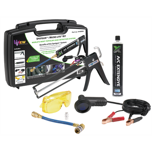 UVIEW Spotgun/Micro-Lite A/C ExteDye Leak Detection Kit