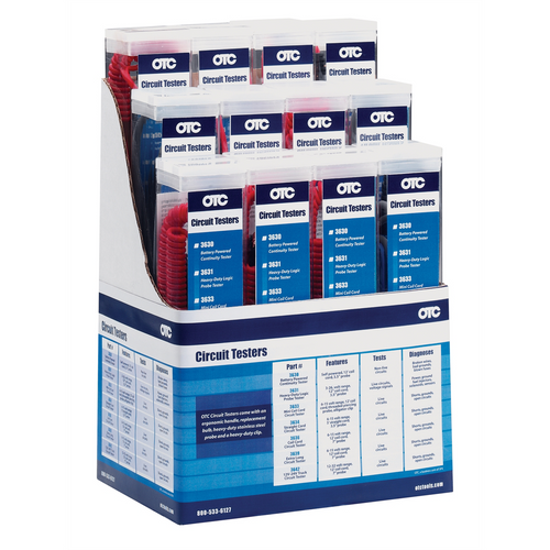 OTC 12PC Circuit Tester Display