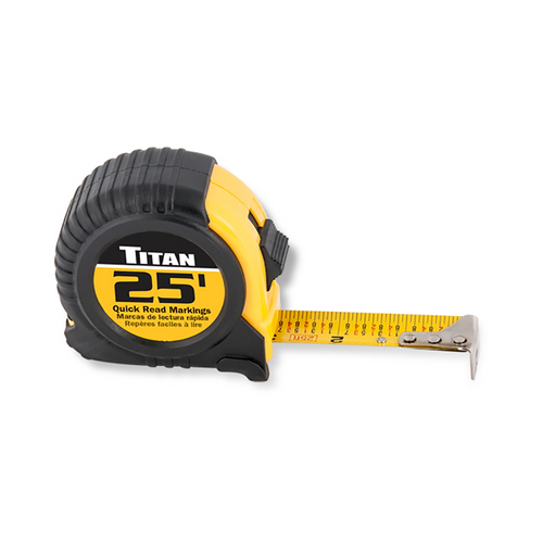 TITAN 25' TAPE MEASURE TITAN 25' TAPE MEASURE
