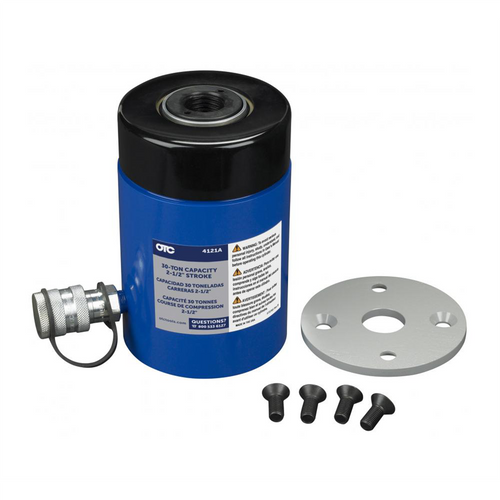 OTC 30 Ton Hollow Center Hydrualic Ram with Adapter OTC 30 Ton Hollow Center Hydrualic Ram with Adapter