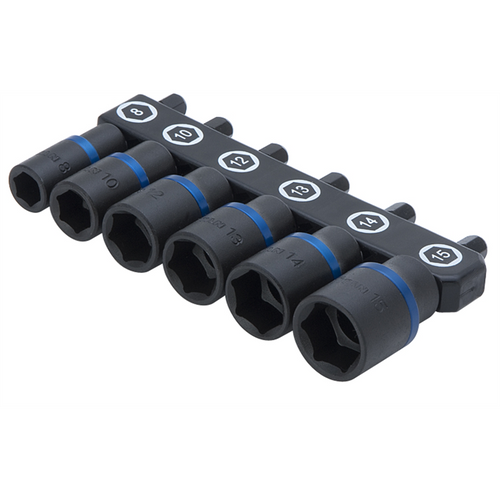 TITAN 6-PC METRIC POWER NUT DRIVER SET TITAN 6-PC METRIC POWER NUT DRIVER SET