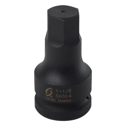 Sunex 1"Dr. 1-1/8" Hex Bit Socket