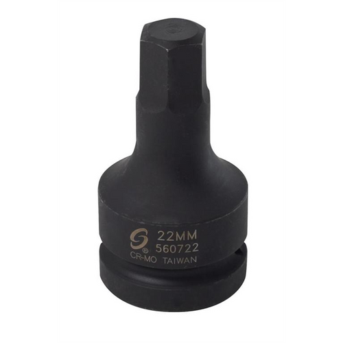 SUNEX 1"Dr. 22mm Hex Bit Socket