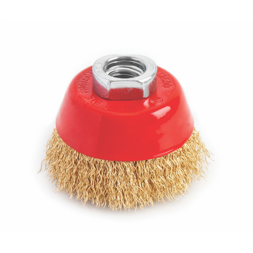 Titan 2-1/2 in. Crimped Wire Cup Brush Titan 2-1/2 in. Crimped Wire Cup Brush