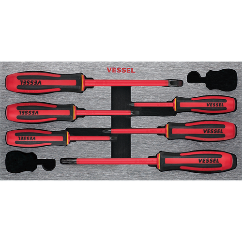 Vessel Tools No.960 Megadora Insulated Screwdriver 6pcs set EVA Vessel Tools No.960 Megadora Insulated Screwdriver 6pcs set EVA