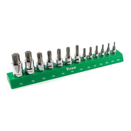 Titan 13 pc. Torx Bit Socket Set
