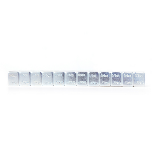 Tire Mechanic's Resource .25oz Segment  Low Profile Steel Tape Wheel Weights (48 strips)
