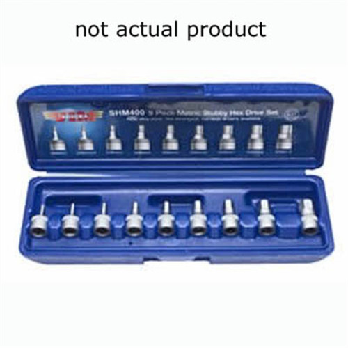 VIM Tools 6 mm Hex One Piece Drive Bit, 1/4 Inch Square Drive