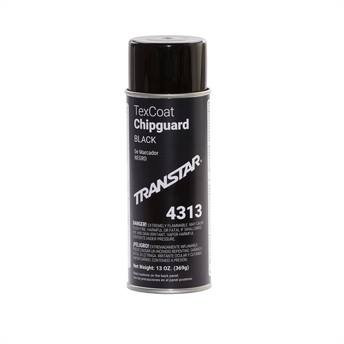 Transtar Autobody Products 4313 Tex Coat Chip Guard, 16 oz, Black, Aerosol
