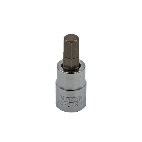 VIM Tools 3/8" HEX BIT, SATIN X 3/8" SQ. DR. BIT HOLDER VIM Tools 3/8" HEX BIT, SATIN X 3/8" SQ. DR. BIT HOLDER