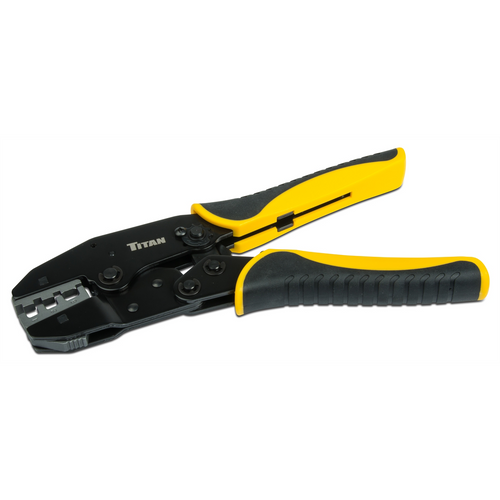 TITAN RATCHETING HEAT SHRINK TERMINAL CRIMPER TITAN RATCHETING HEAT SHRINK TERMINAL CRIMPER