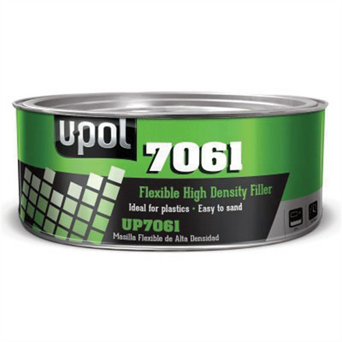 U Pol Products UP7061 Flexible High Density Body Filler, 600 mL Tin, Black, Paste, Flexible High Density