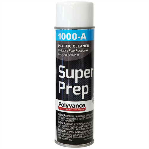 Urethane Supply Co. Polyvance Super Prep 1000A Plastic Cleaner, 19 fl-oz Aerosol, Clear, Aerosol