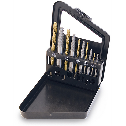 TITAN 10 Pc. Screw Extractor / Left Hand Dr