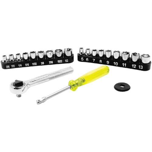 Wilmar Corp. / Performance Tool 22 pc 1/4" DR Socket Set