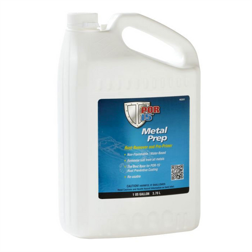 POR-15 INC 40201 Metal Prep, 1 gal, Clear Blue