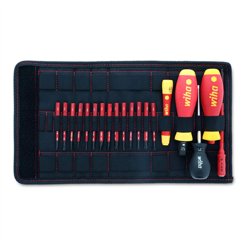 Wiha Tools 20 Piece Insulated TorqueControl and Slimline Blade Set Wiha Tools 20 Piece Insulated TorqueControl and Slimline Blade Set