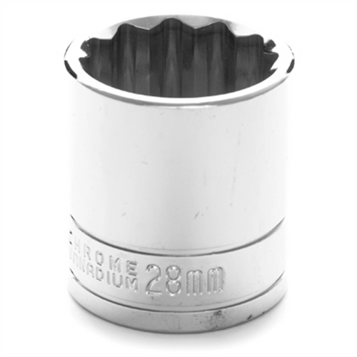 Wilmar Corp. / Performance Tool 1/2" Dr 12pt Stndrd Skt 28mm