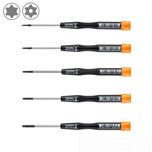 Vessel Tools Micro Screwdrivers Set (Torx 5pcs)