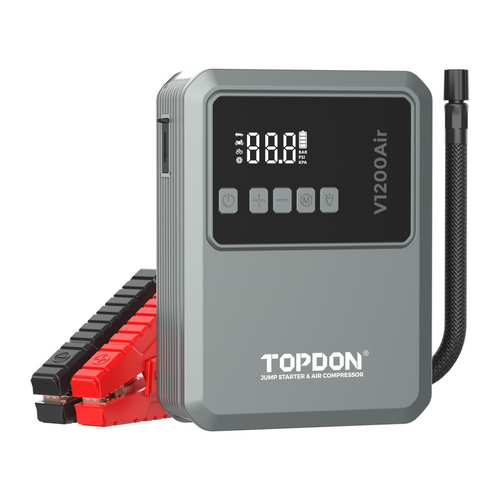 Topdon 2-in-1 1200 Peak Amp Jump Starter and Tire Inflator