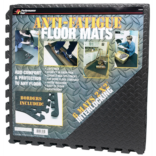 Wilmar Corp. / Performance Tool DIAMOND SHAPE ANTI-FATIGUE MATTS