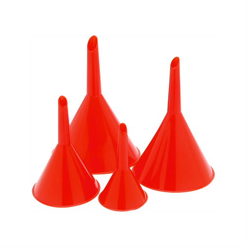 Wilmar Corp. / Performance Tool 4 pc Plastic Funnels Wilmar Corp. / Performance Tool 4 pc Plastic Funnels
