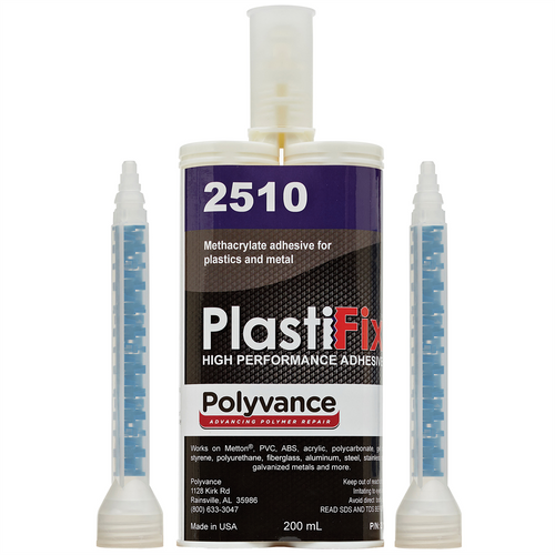 Urethane Supply Co. Polyvance PlastiFix 2510 High Performance Adhesive, 200 mL Cartridge, Off-White, Viscous Liquid