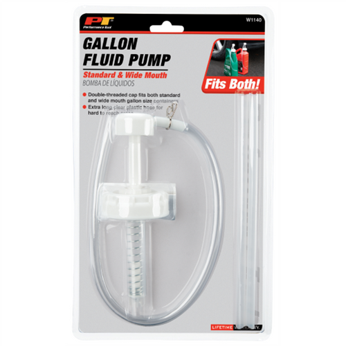 Performance Tool Standard and Wide Mouth Gallon Fluid Pump Performance Tool Standard and Wide Mouth Gallon Fluid Pump