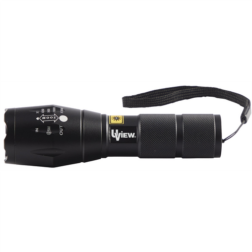 UVIEW UV Phazer Black 395nm Professional UV Leak Detection Light - Rechargeable