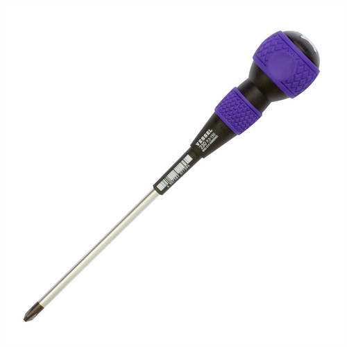 Vessel No.230 Ball Grip Tang-Thru Screwdriver PH2x150