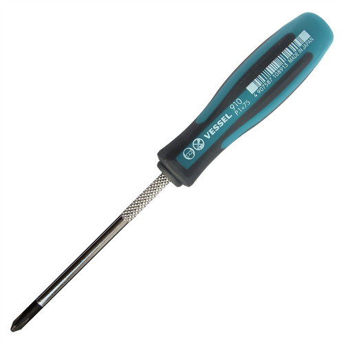 Vessel No.910 MEGADORA Thin Shank Screwdriver PH1x75