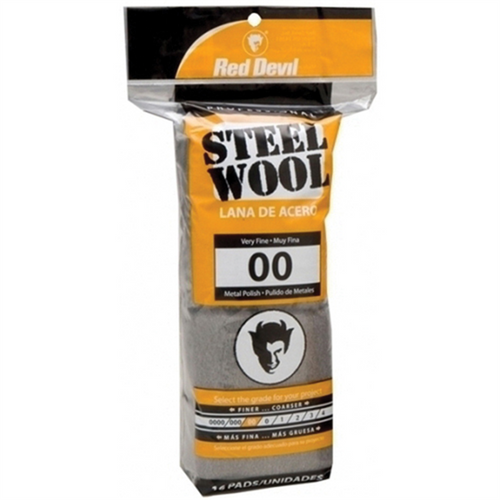 Red Devil Inc 0312 Metal Polish Abrasive Wool, #00 Grade, Steel Red Devil Inc 0312 Metal Polish Abrasive Wool, #00 Grade, Steel